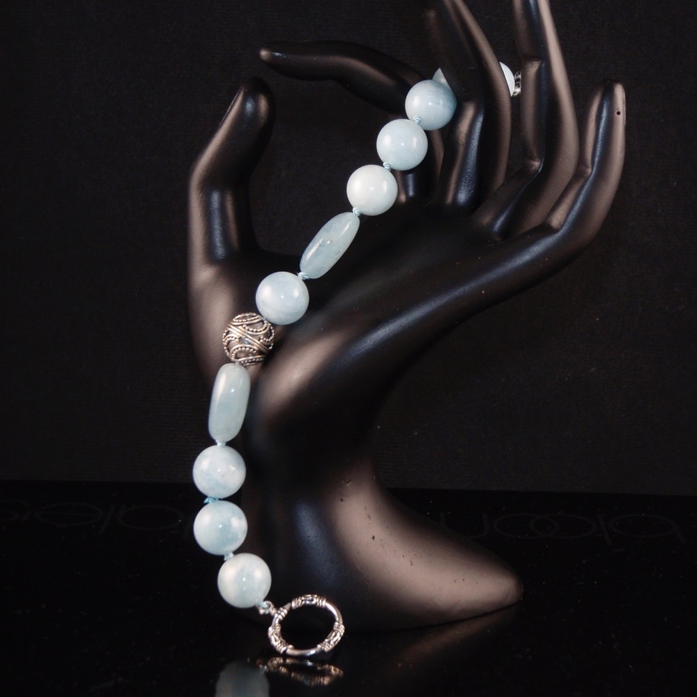 Aquamarine bracelet